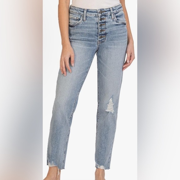 Kut From The Kloth Rachael Highrise Fab Ab Mom Jean - NWT - Size 0 - Picture 1 of 14